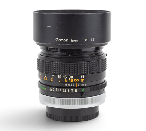 Canon 50mm s - fd, 1:1.4